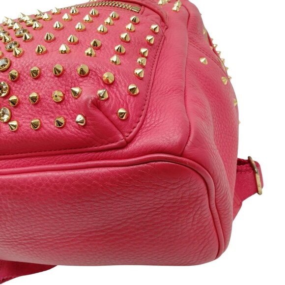 (L5) MCM Backpack Bag Bag Red Leather main image 5